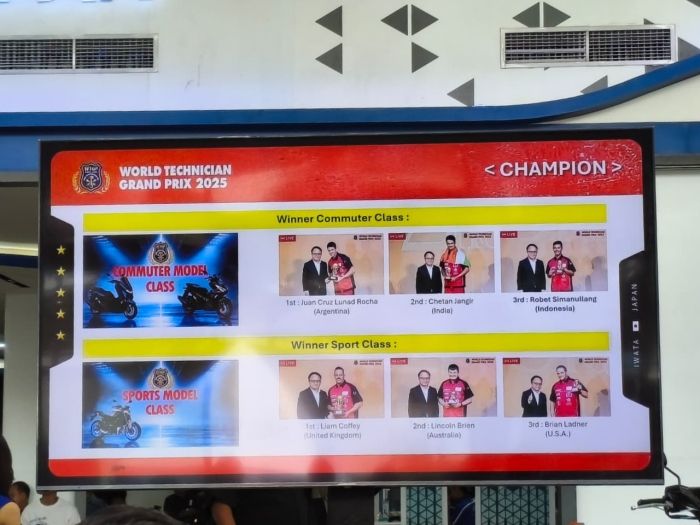 Teknisi Yamaha dari Sumut Tembus Dunia, Robet Simanullang Juara 3 WTGP