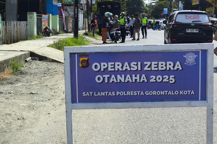 800 Pengendara Lolos Tilang di Operasi Zebra Otanaha 2025, Polisi Cuma Beri Teguran