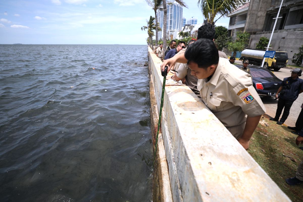 Dinas SDA Pastikan Tanggul Pantai Mutiara Diperkuat untuk Cegah Banjir Rob