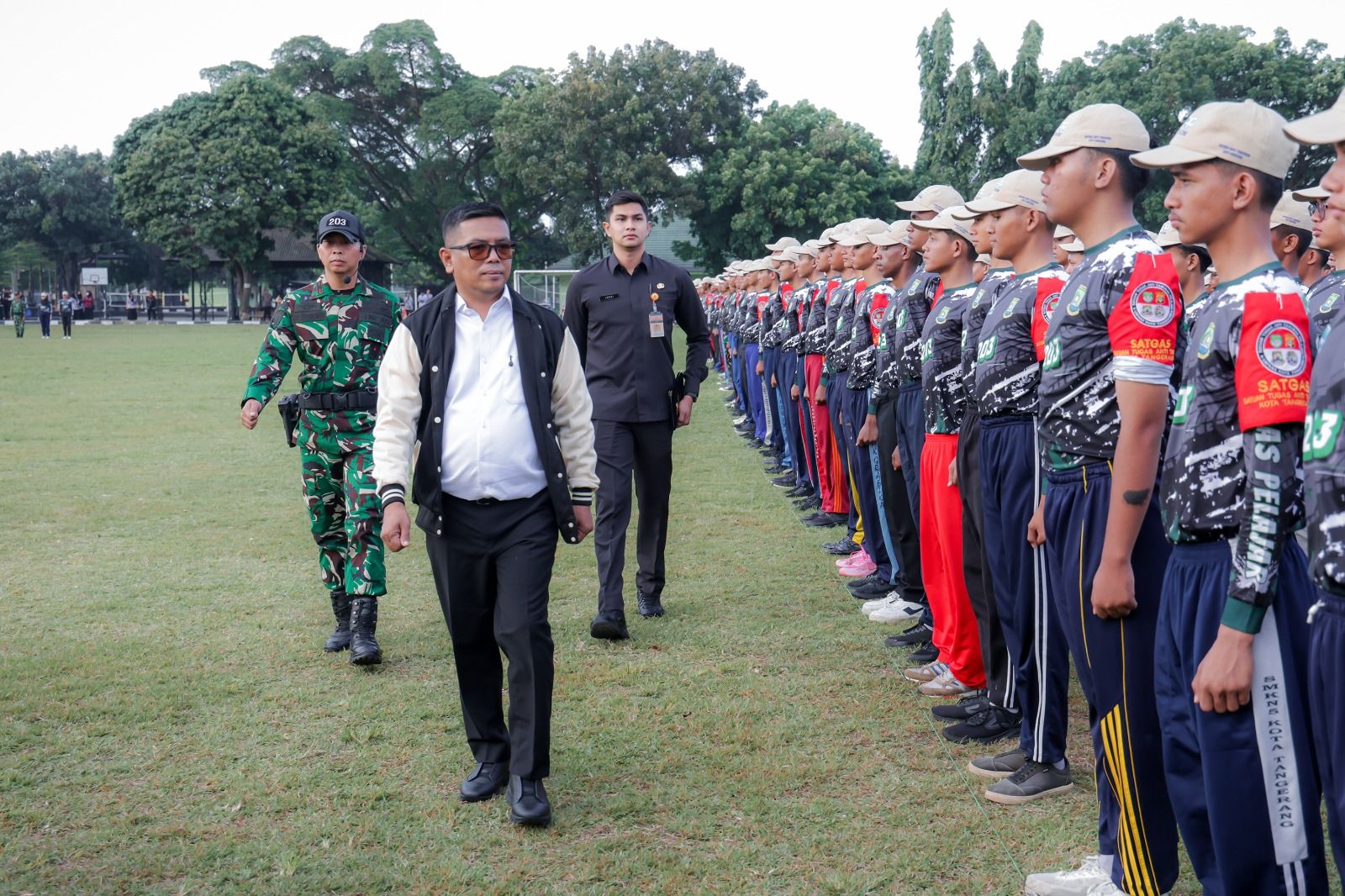 Gubernur Banten Tutup Kegiatan Pelajar Anti Tawuran 2025 Yonif Arya Kemuning