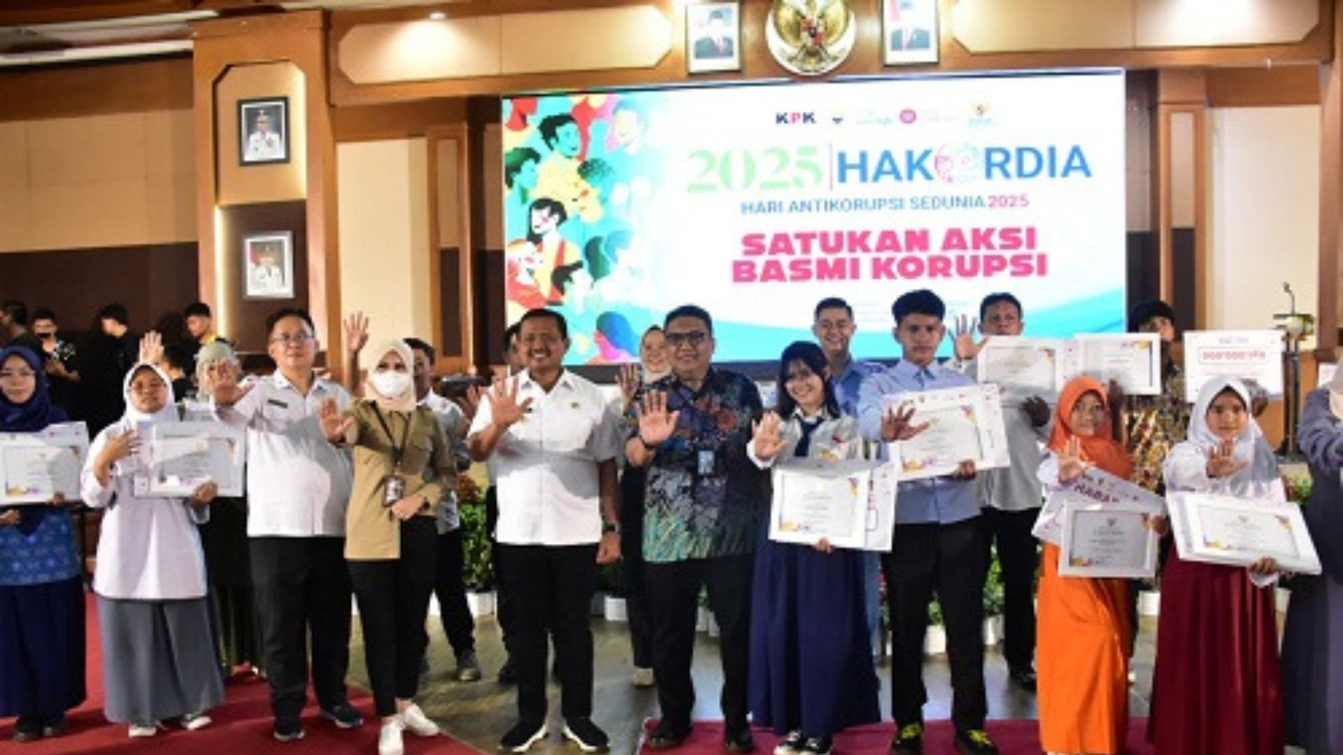 Peringatan Hakordia di Sumedang Dimeriahkan Karya Pelajar Bertema Integritas