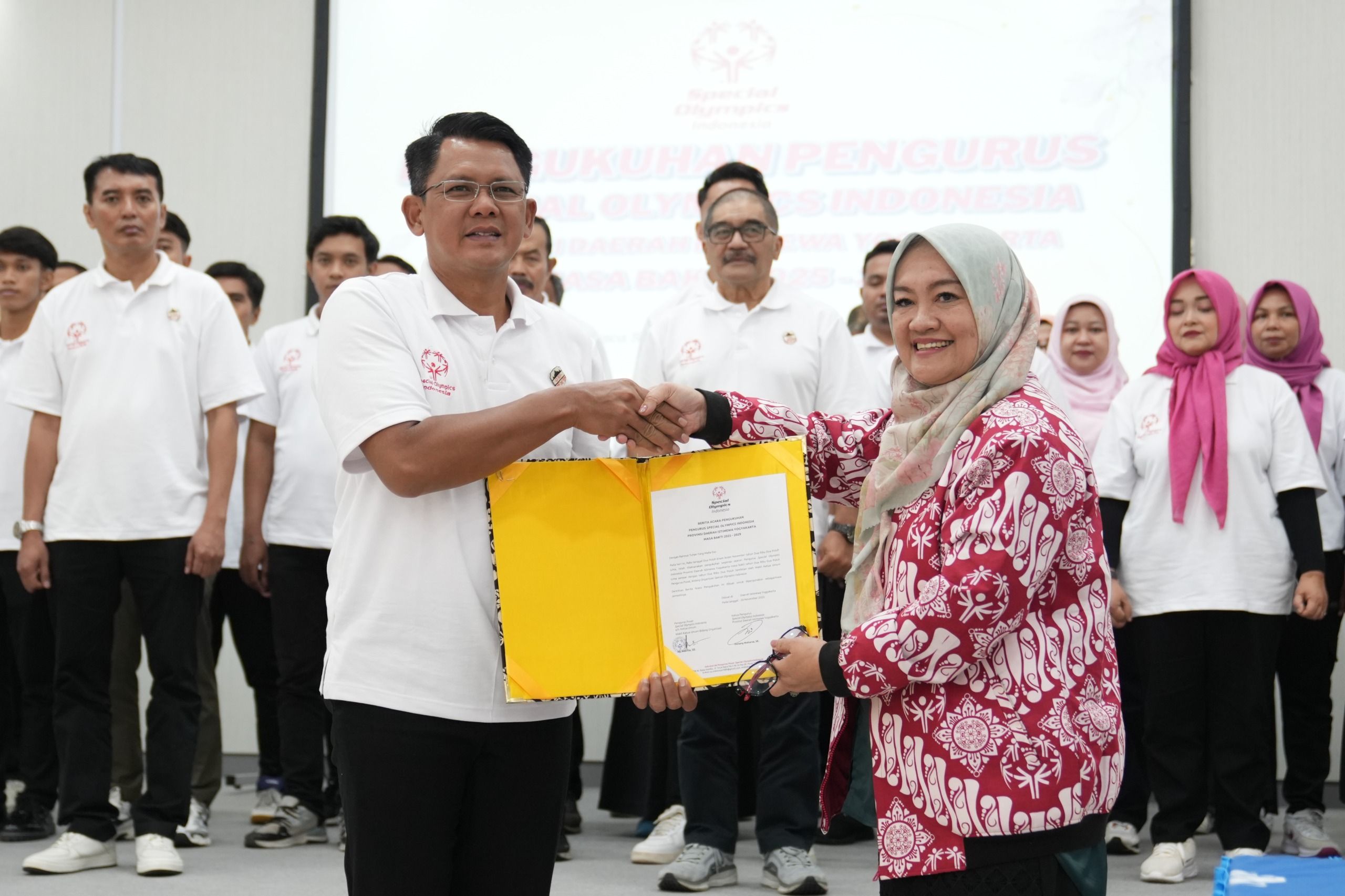 Dilantik Sebagai Ketua SOIna DIY 2025 - 2030, Wabup Sleman Danang Siap Berdayakan Difabel Jadi Atlit Nasional Hingga Internasional