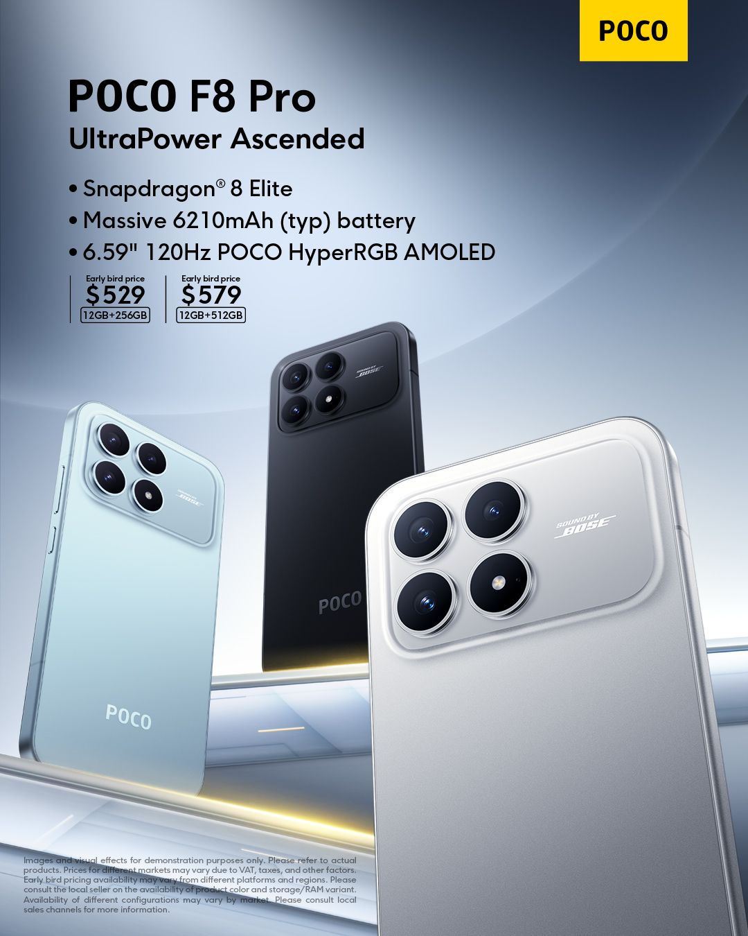 Poco F8 Gandeng Bose, Hadirkan Ponsel dengan Subwoofer