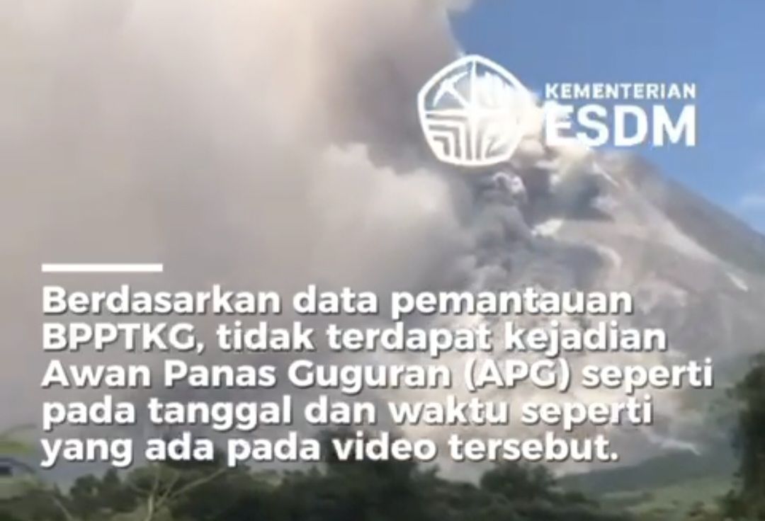 Geger Viral Awan Panas Merapi, BPPTKG Tegaskan Itu Hoaks Dan Status Terkini Siaga Level III