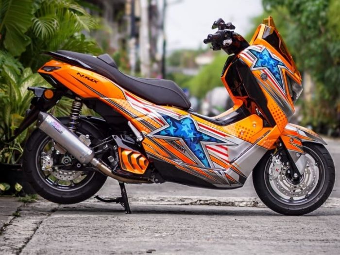 P, Cari Lawan! Nih Tampang Modifikasi Nmax Turbo Gaya Anak Balap