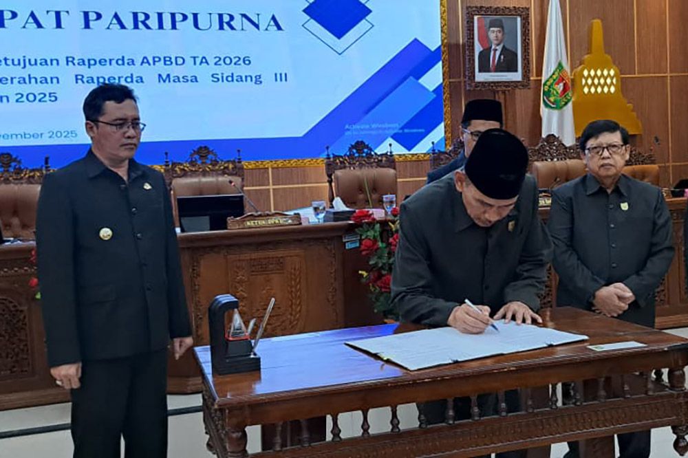 Bupati Magelang dan DPRD Sepakati Raperda APBD 2026