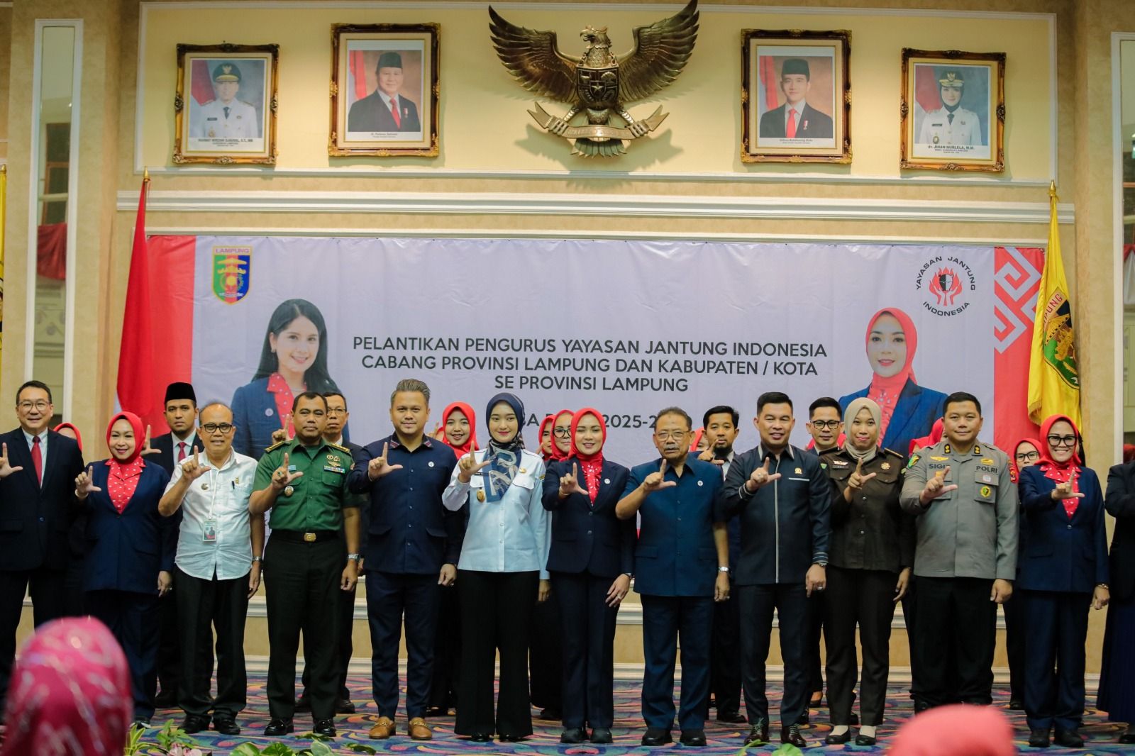 Pemprov Lampung Ajak Pengurus YJI Jadi Garda Terdepan dalam Meningkatkan Kesadaran Kesehatan Jantung