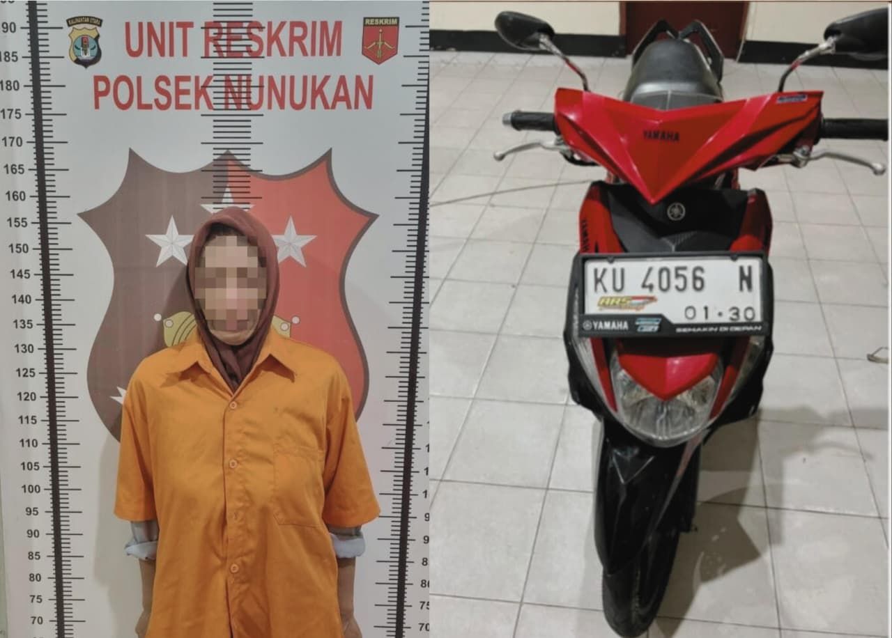 Seorang Perempuan di Nunukan Ditangkap karena Kasus Penggelapan Sepeda Motor
