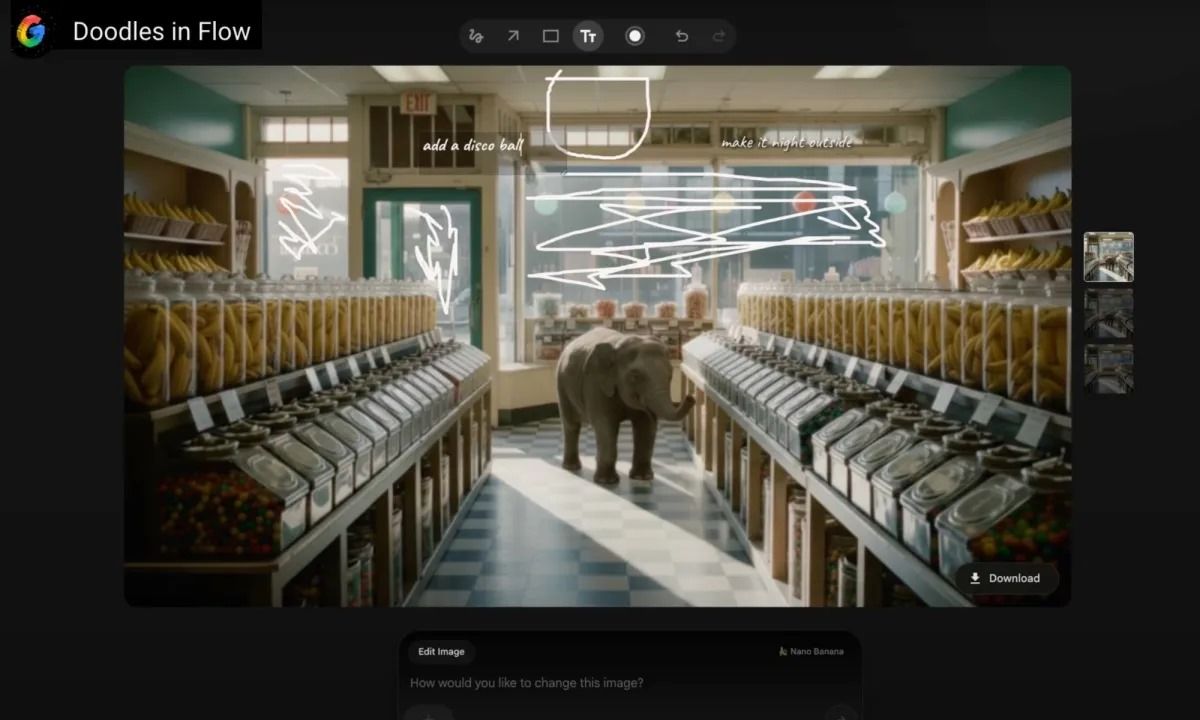 Google Flow Kini Bisa Bikin Video Sinematik Hanya dengan Mencoret Doodle