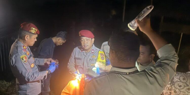 Korban Banjir Tanpa Identitas Ditemukan di Dewantara, Polres Lhokseumawe Turun Tangan