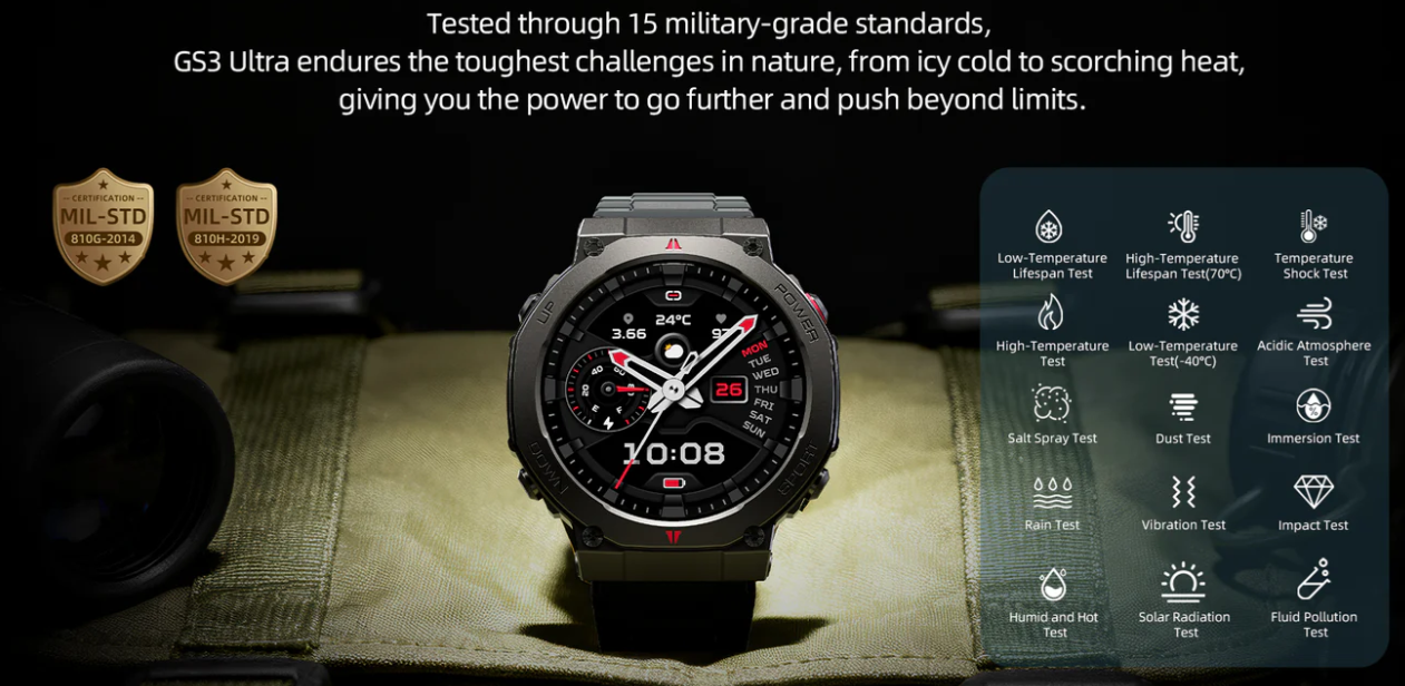 Black Shark GS3 Ultra : Jam Tangan Tangguh yang Cocok Buat Petualang Hardcore!
