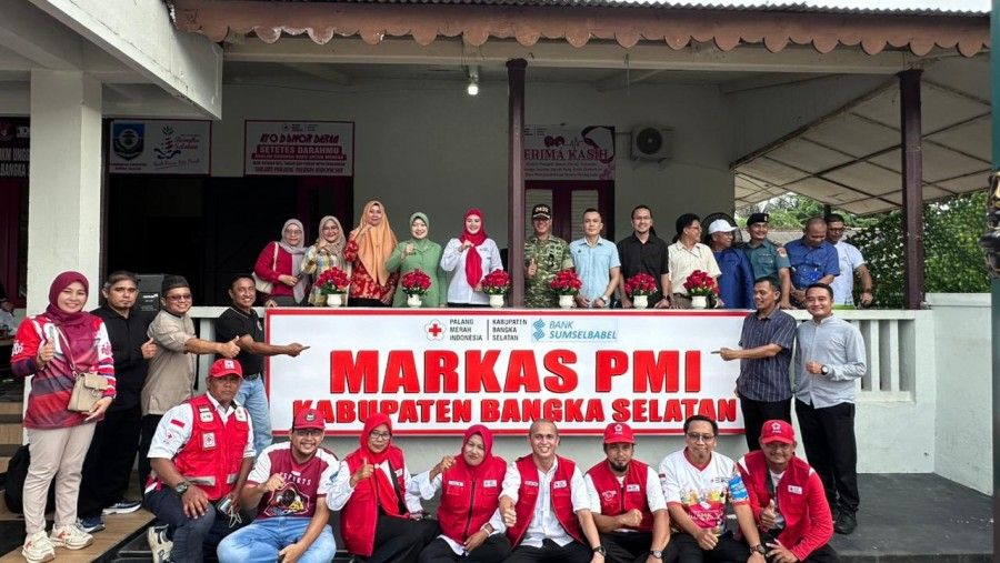 Markas Baru PMI Bangka Selatan Diresmikan, Lahirkan Lebih Banyak Relawan Kemanusiaan