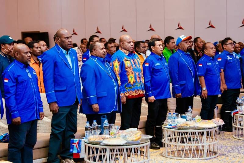 Gubernur Papua Dorong Konsolidasi Politik dan Akselerasi Transformasi Daerah dalam Rakerda Demokrat