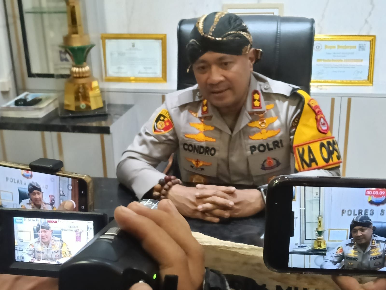 Polres Serang Larang Masyarakat Pesta Kembang Api Saat Malam Pergantian Tahun