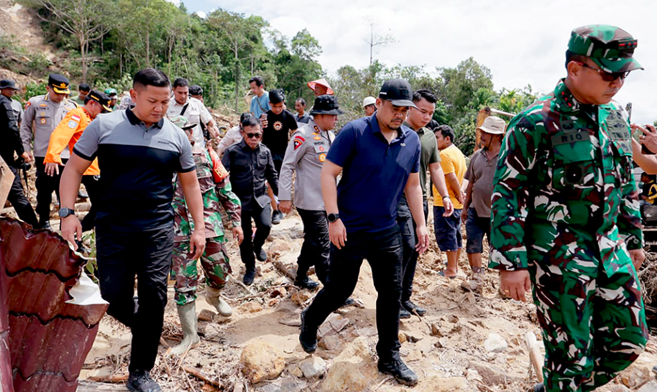 Bobby Nasution Pimpin Langsung Aksi Cepat Tangani Bencana di Tapteng