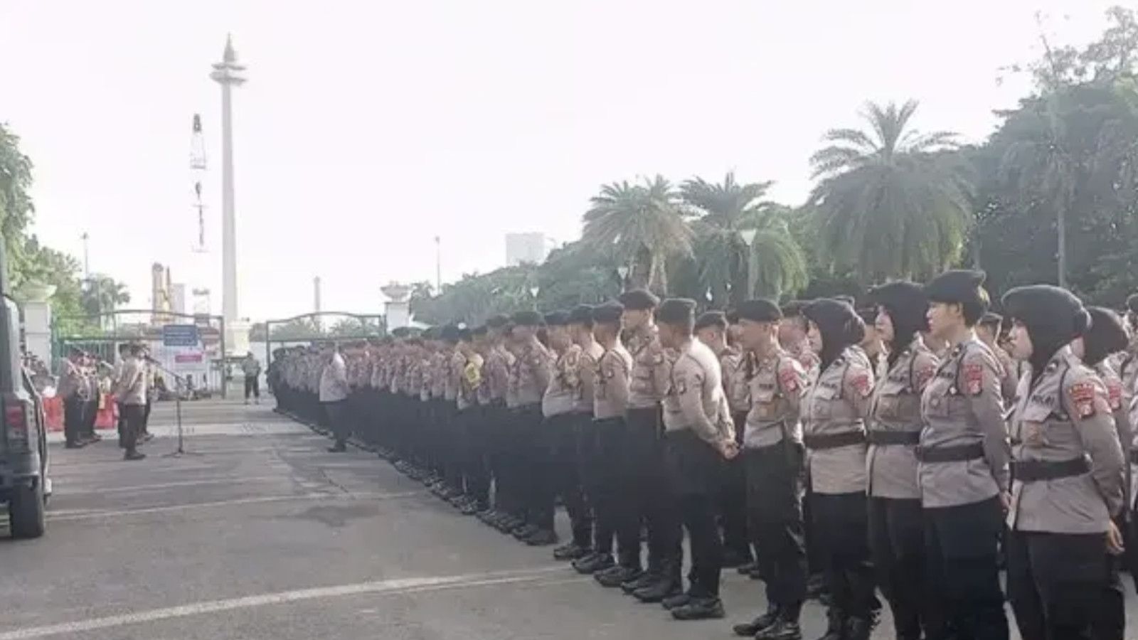 Pengamanan Aksi Reuni Akbar 212 di Monas: 2.511 Personel Siap Dikerahkan