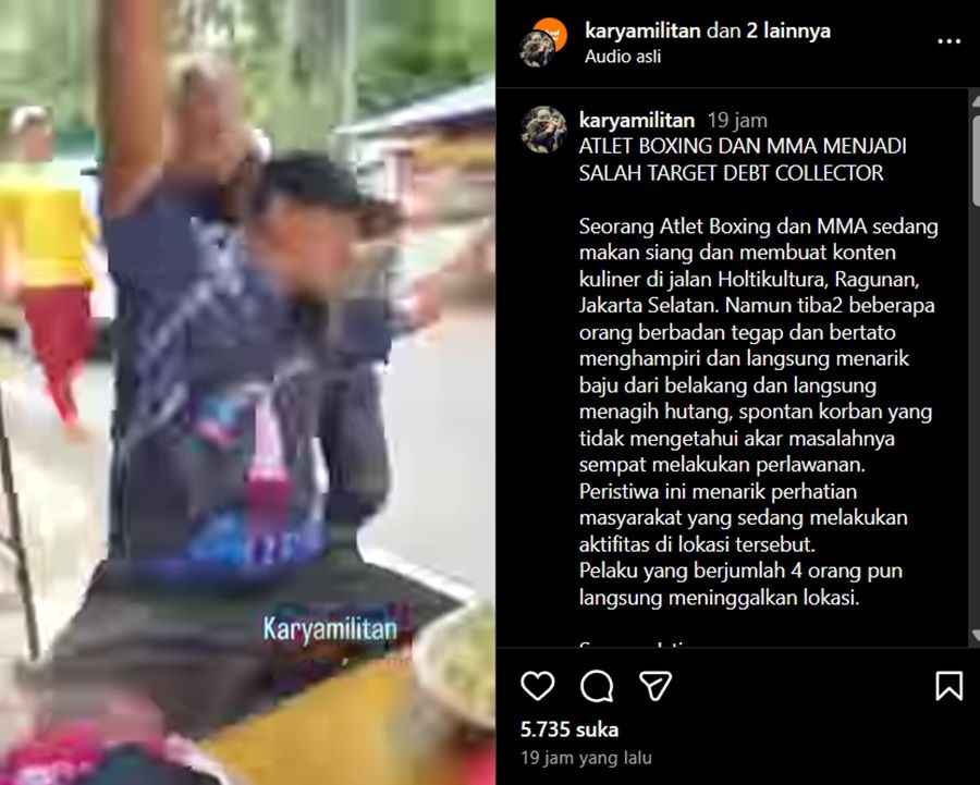 Viral Atlet MMA Diserang Debt Collector saat Makan di Jaksel, Polisi Turun Tangan!