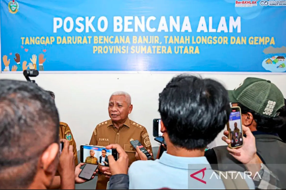 Wagub Sumut Tegaskan Stok Beras Bulog Aman untuk Korban Bencana
