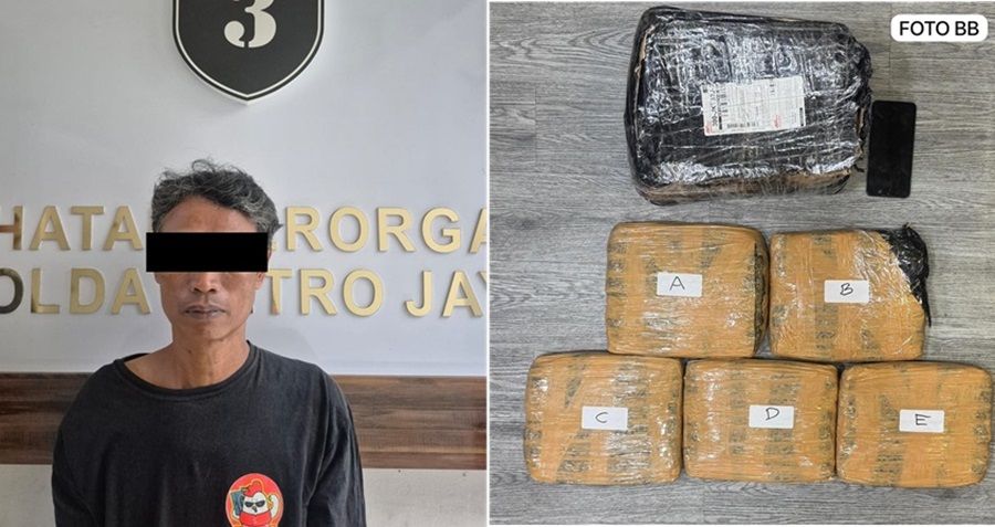 Polda Metro Ciduk Pengedar Ganja di Cengkareng, 4,6 Kg Narkotika Disita