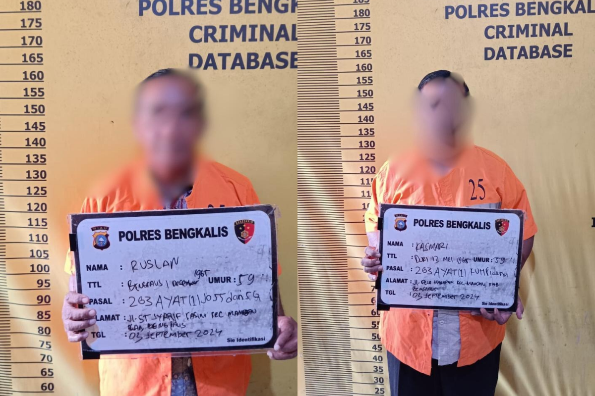 Mafia Tanah di Bengkalis Ditangkap Polisi