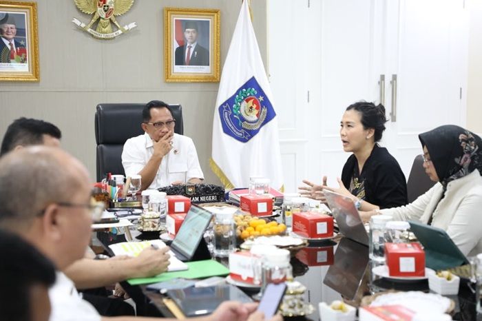 Mendagri Tito dan Wamen PPPA Veronica Bahas Keterlibatan Perempuan dalam Ketahanan Pangan