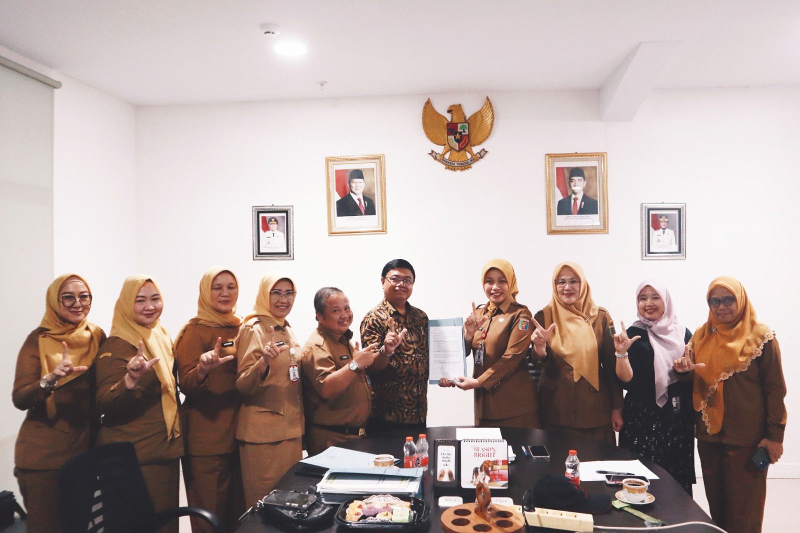 Tingkatkan Layanan, Perpustakaan Daerah Provinsi Lampung Ikuti Akreditasi Perpusnas RI