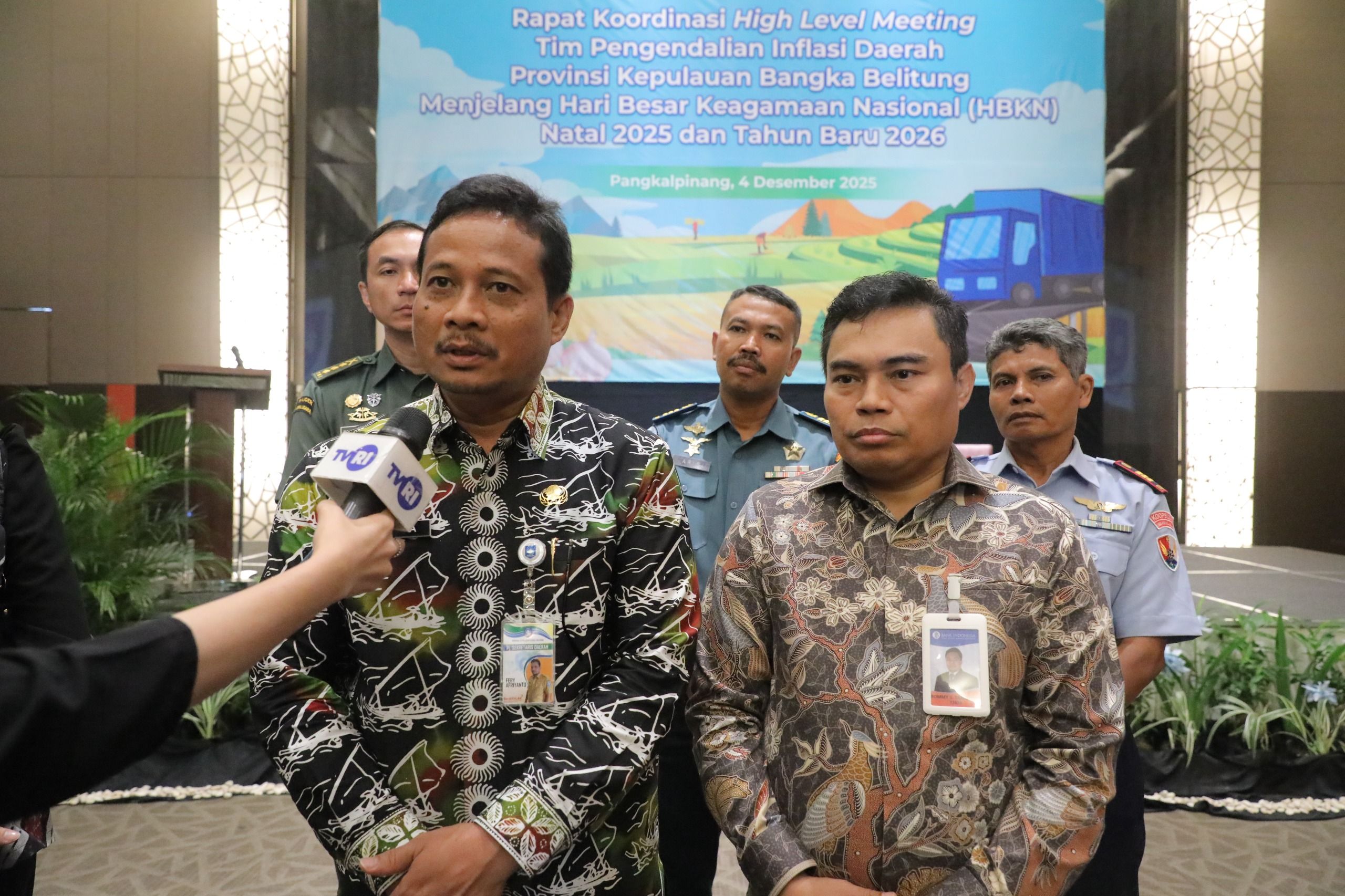 Jelang Nataru, Babel Jaga Inflasi Daerah Tetap Terkendali, Terpantau Beberapa Kabupaten Tinggi