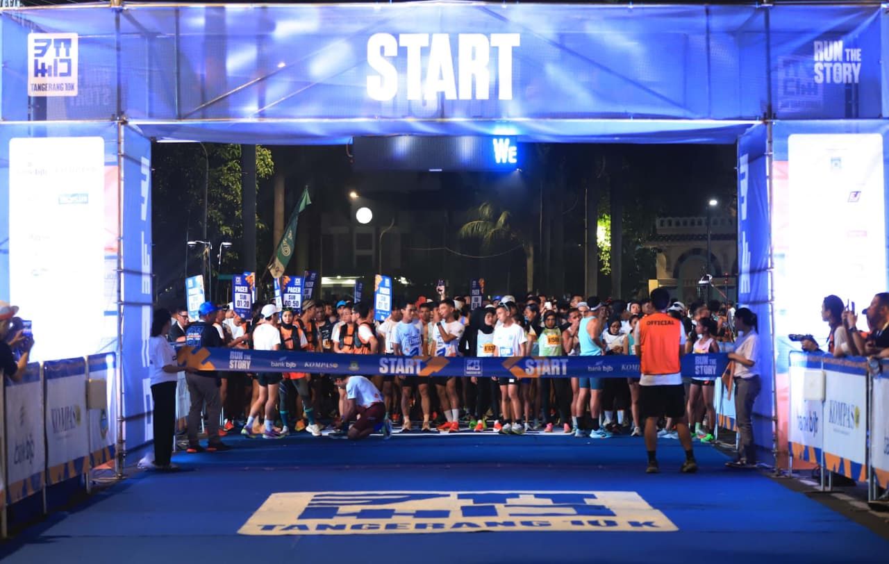Perdana Digelar, Tangerang 10K Diikuti Ribuan Pelari Lokal hingga Mancanegara