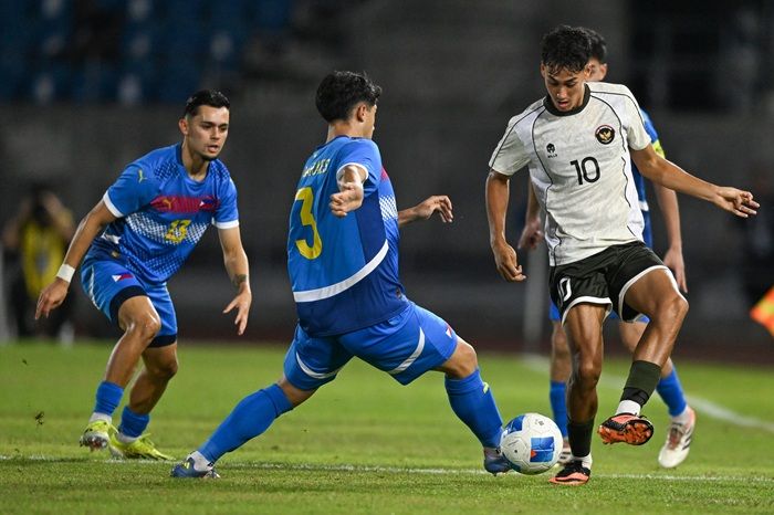 Babak I Indonesia Vs Filipina: Skuad Garuda Tertinggal 0-1