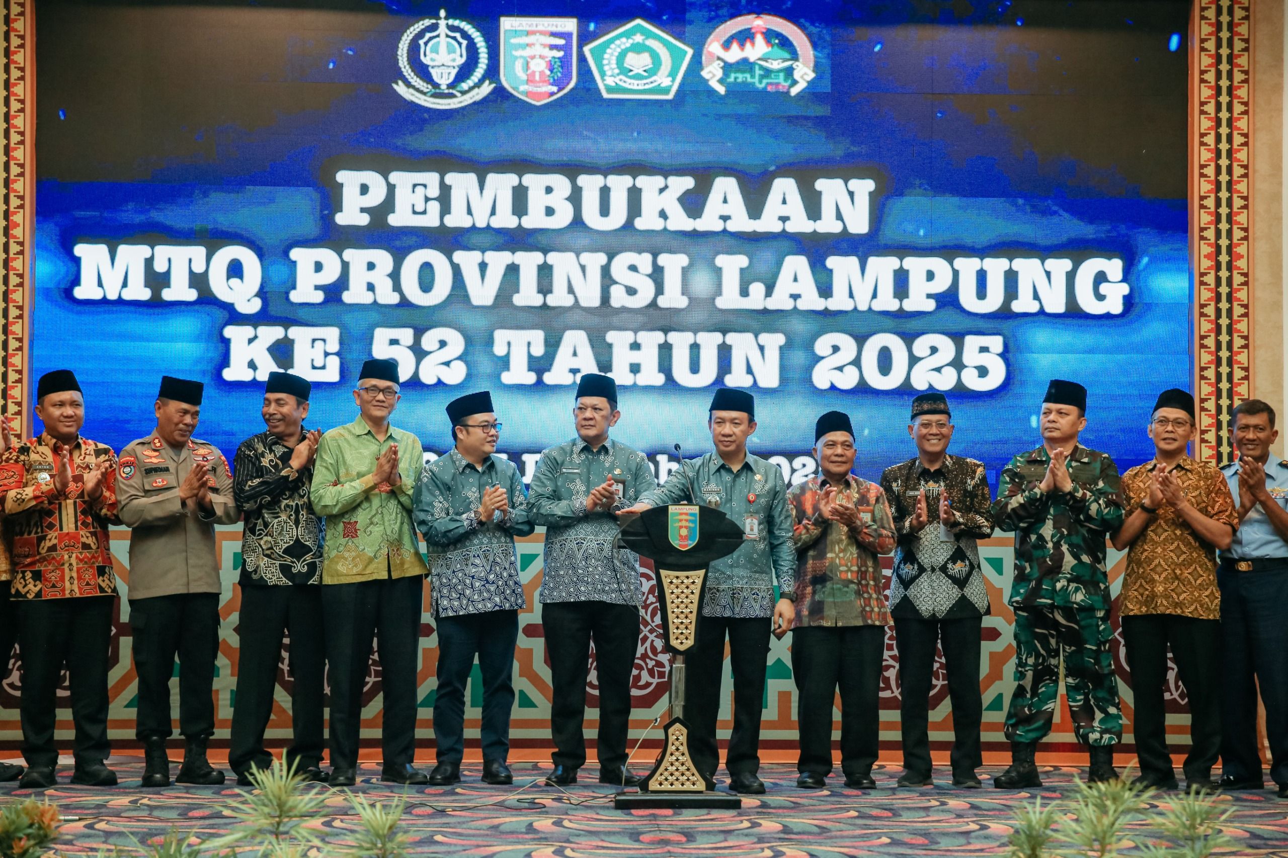 MTQ Tingkat Provinsi Lampung ke-52 Tahun 2025 Resmi Dibuka, Diikuti 464 Peserta