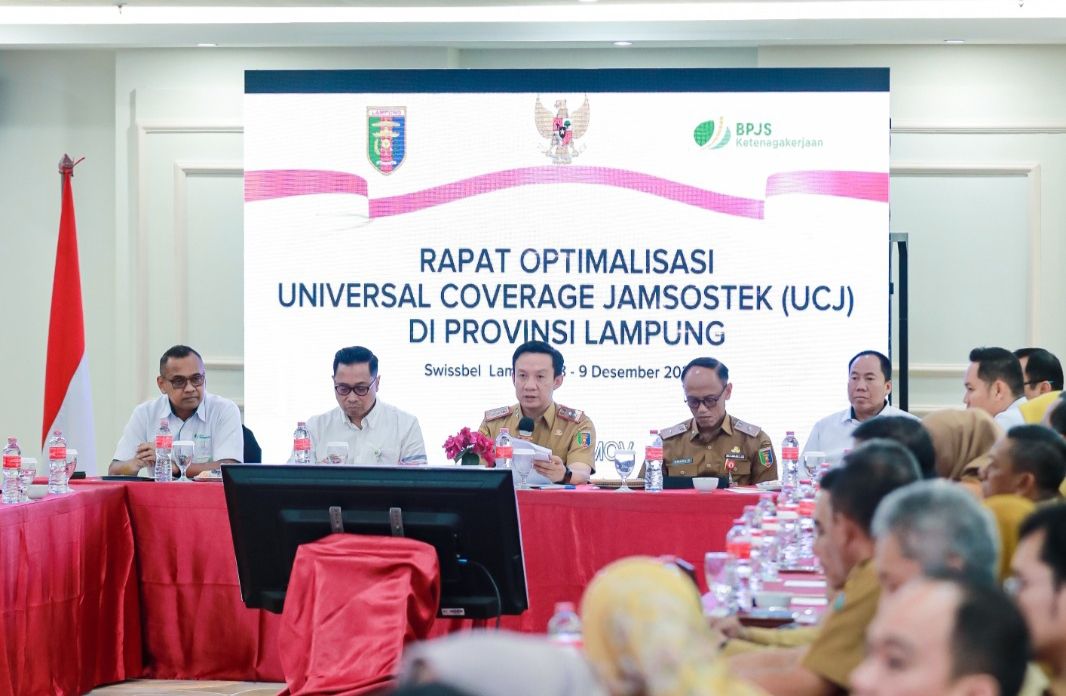 Baru 25 Persen Pekerja di Lampung Terlindungi BPJS Ketenagakerjaan
