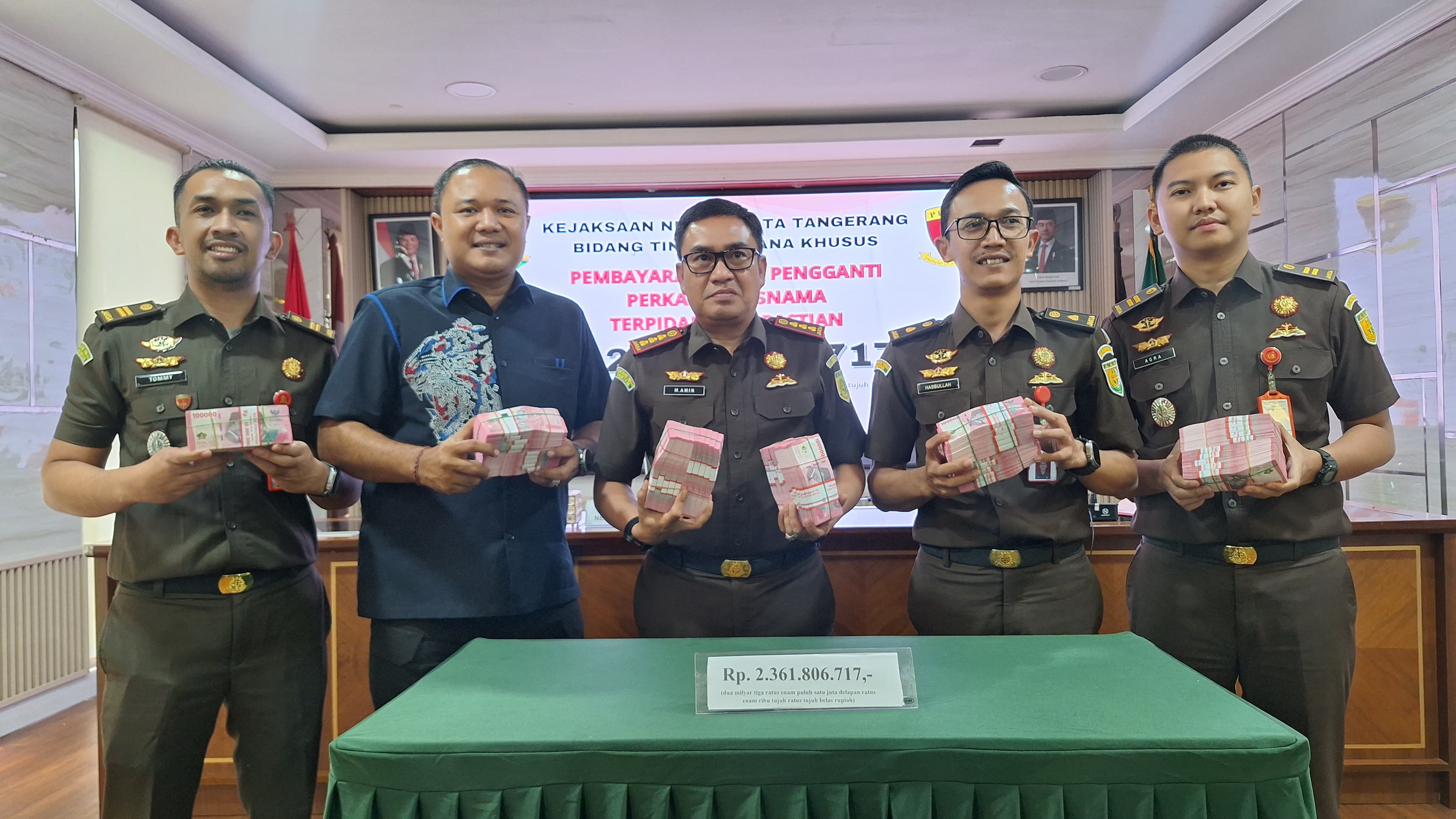 Hari Anti Korupsi Sedunia, Kejari Kota Tangerang Terima Pemulihan Uang Pengganti Rp2,3 M