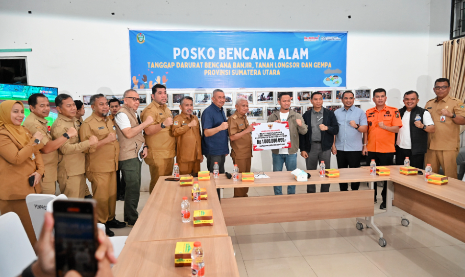 Bantuan Kemanusiaan Pekanbaru Tiba di Sumut, Wagub: Bentuk Solidaritas Luar Biasa