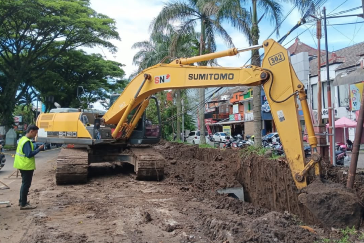 Pengerjaan Drainase Suhat Masuki Fase Akhir, 80 Persen Segmen Sudah Tuntas