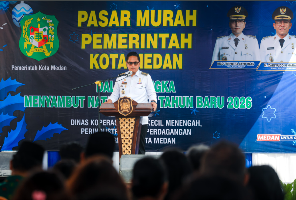 Sambut Natal & Tahun Baru, Pemko Medan Hadirkan Pasar Murah di 53 Titik