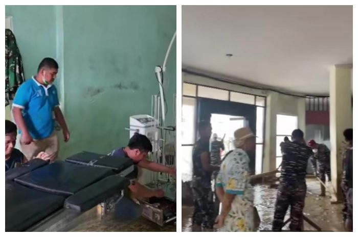 Potret Haru Nakes Bersihkan RSUD Aceh Tamiang Usai Banjir
