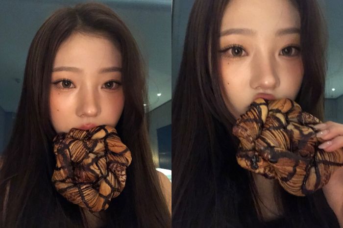 Stella Hearts2Hearts Curi Perhatian Publik setelah Ketahuan Makan Roti Say Bread Indomaret