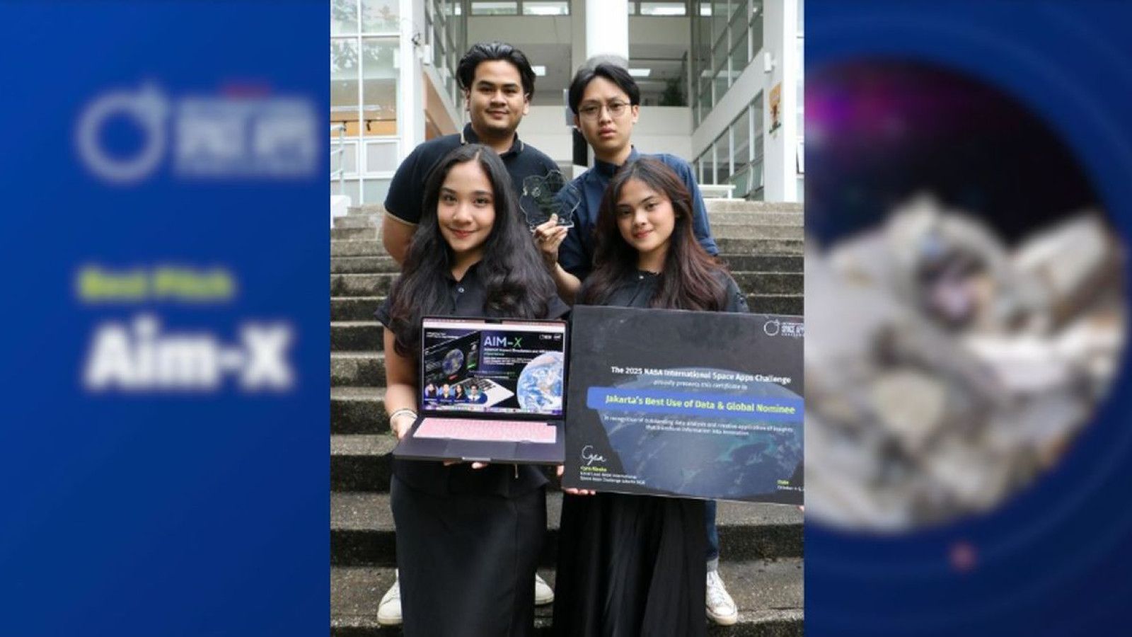 Mahasiswa ITS Raih Penghargaan Internasional dalam NASA Space Apps Challenge 2025