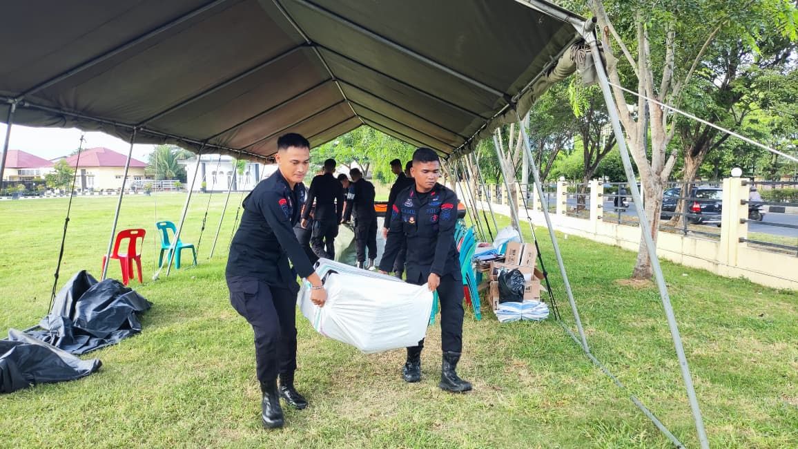 Satbrimob Polda Aceh Kirim Logistik Jumbo ke Aceh Tamiang & Bener Meriah