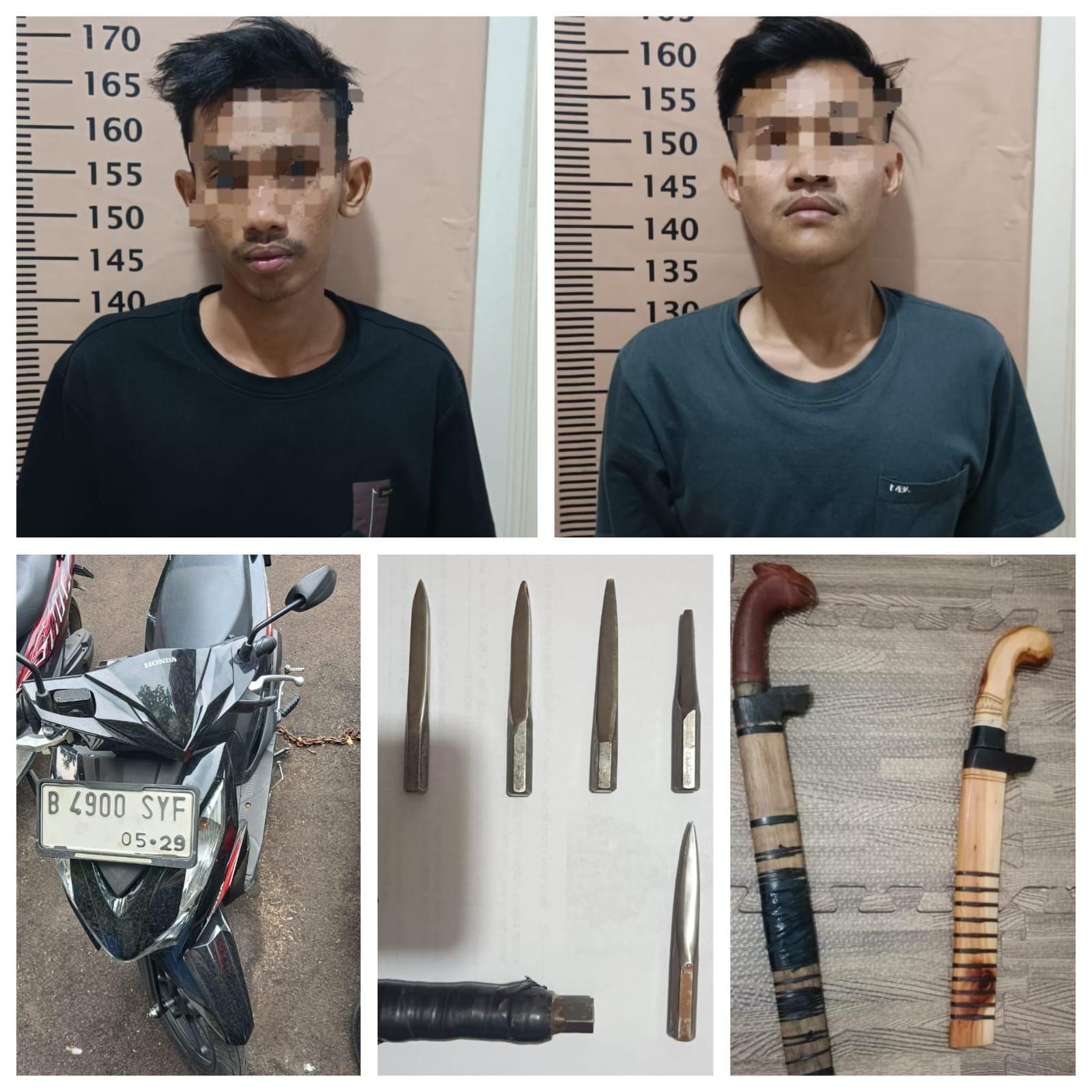 Residivis Curanmor Bersama Rekannya Dibekuk Polsek Karawaci Saat Beraksi