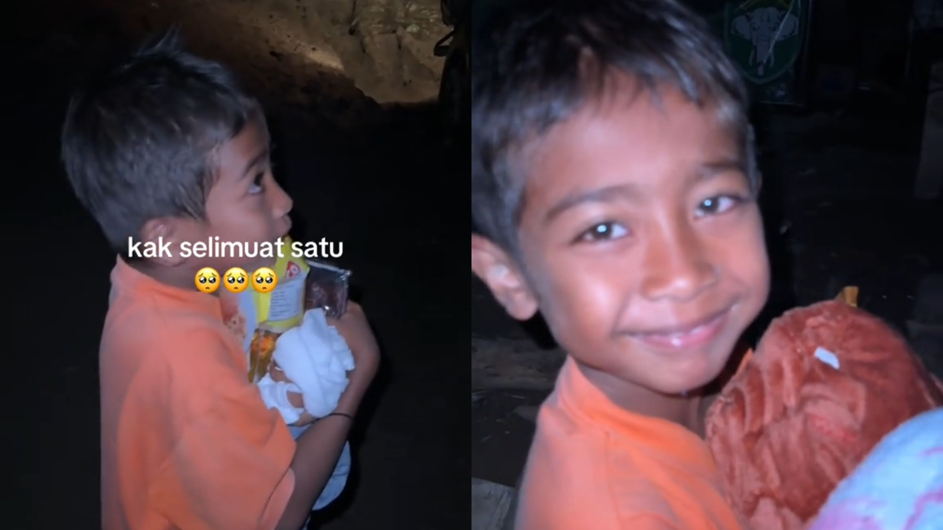 Momen Haru di Lokasi Bencana, Bocah Ini Minta Bantuan Tambahan untuk Sang Ibu