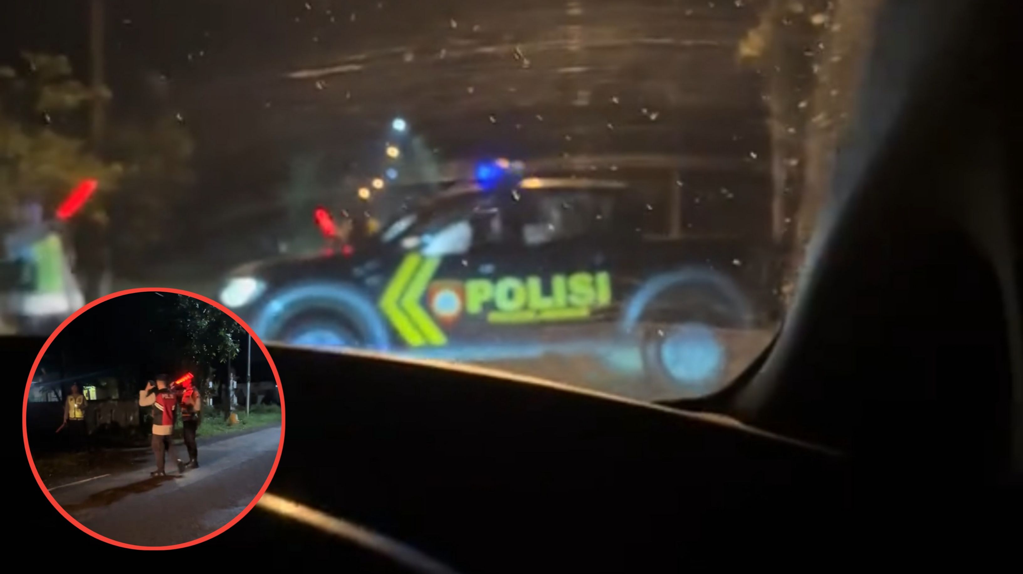 Diadang Mobil Polisi di Jalan, Pria Ini Protes karena Dinilai Tak Sesuai Aturan