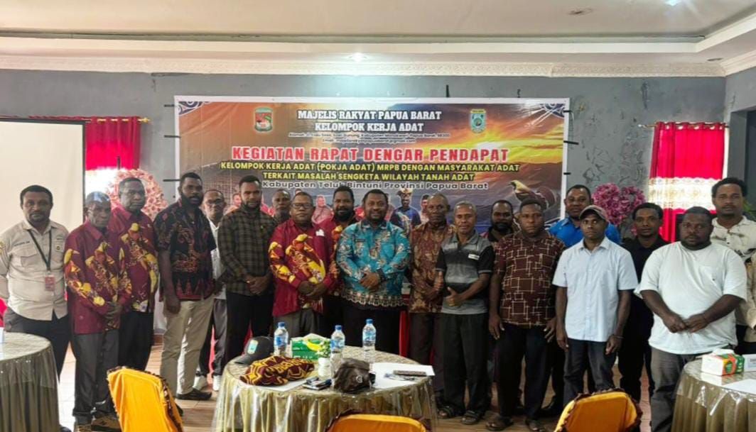 MRPB Turun ke Teluk Bintuni, Sengketa Tanah Adat Dibedah Bersama Pemilik Hak Ulayat