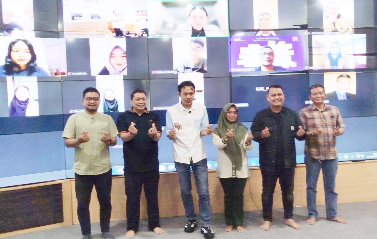 Wakil Walikota Serang Teleconference Dengan Pekerja Migram Asal Kota Serang di Jepang