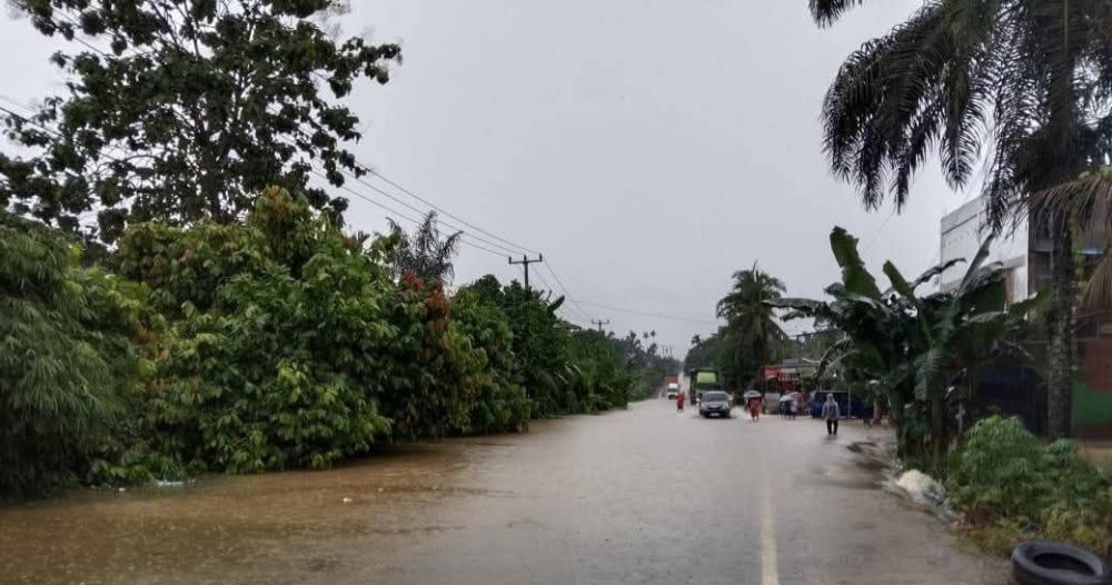 Banjir Rendam Dua Desa di Riau