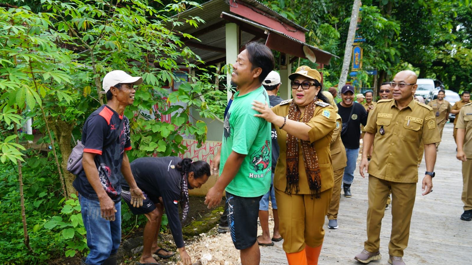 Program Padat Karya Infrastruktur di Pacarejo Gunungkidul Selesai Tepat Waktu, Bupati Endah Apresiasi Warga Kompak Mendukung Peningkatan Jalan