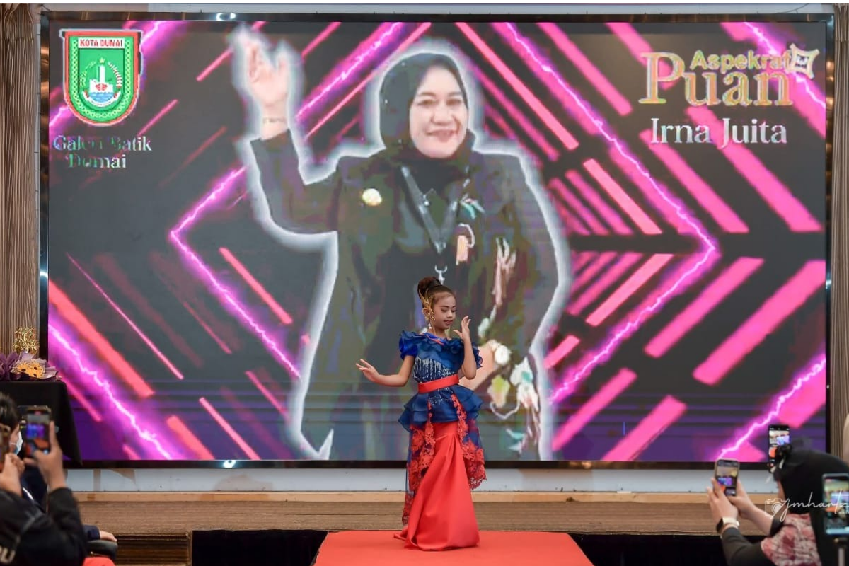 Model Cilik Duri Sabet “Rising Star”, Kolaborasi Bengkalis–Dumai Angkat Batik Riau ke Dunia