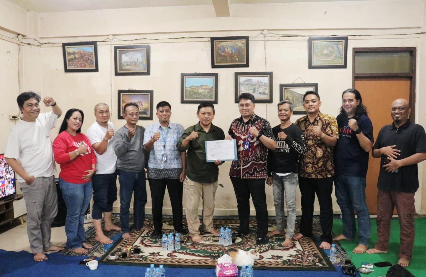 Bangun Sinergi BUMD Dengan Media, Perumda Tirta Benteng Kunjungi Pokja WHTR