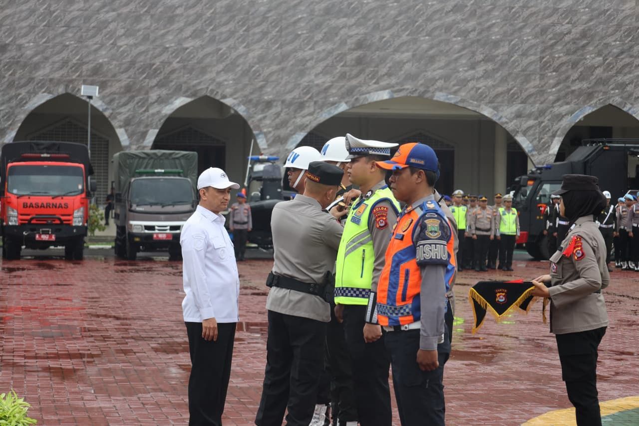 2.714 Personil Gabungan Dikerahkan Dalam Operasi Lilin 2025 Polda Banten