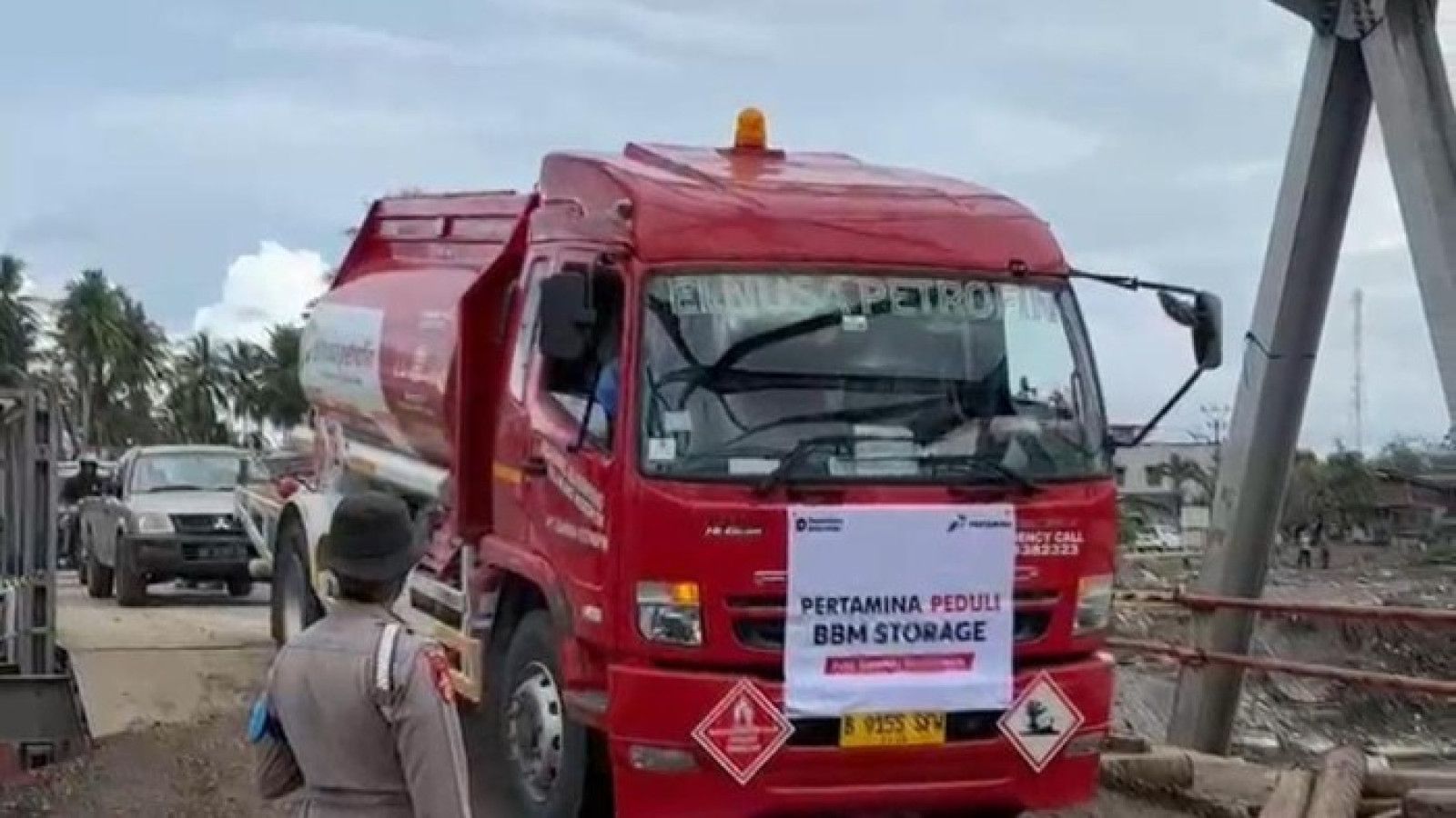 Jembatan Teupin Mane Dibuka, Distribusi BBM Kembali Lancar di Bireuen, Aceh